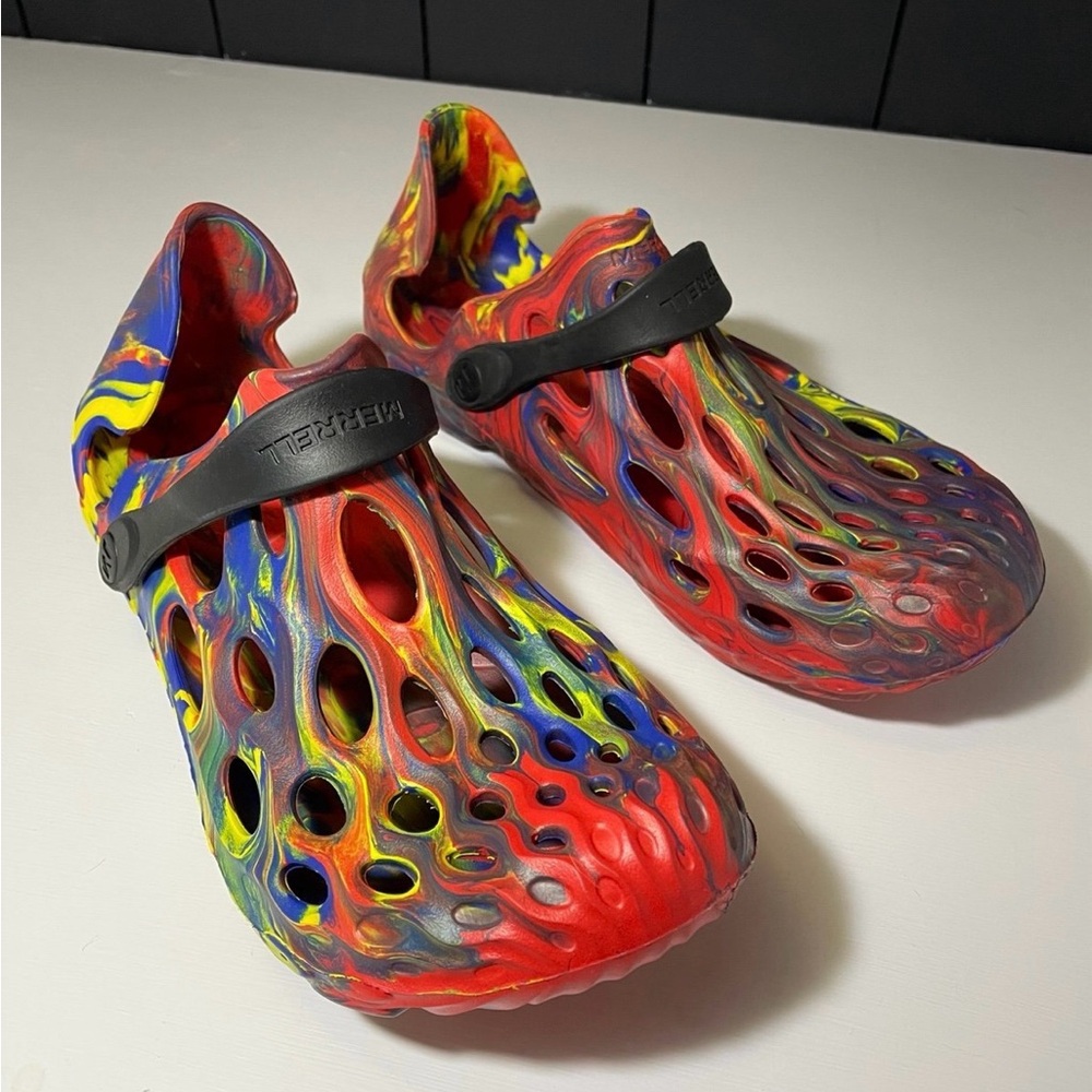 MERRELL Hydro Moc Water Hiking Shoes Sandals Women's Size 7 Rainbow